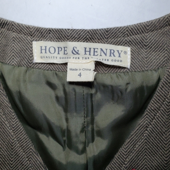 Hope & Henry Classic Suit vest - Size 4 Organic - Picture 5 of 5
